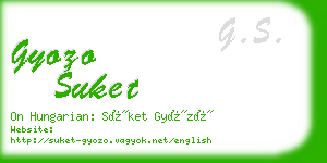 gyozo suket business card